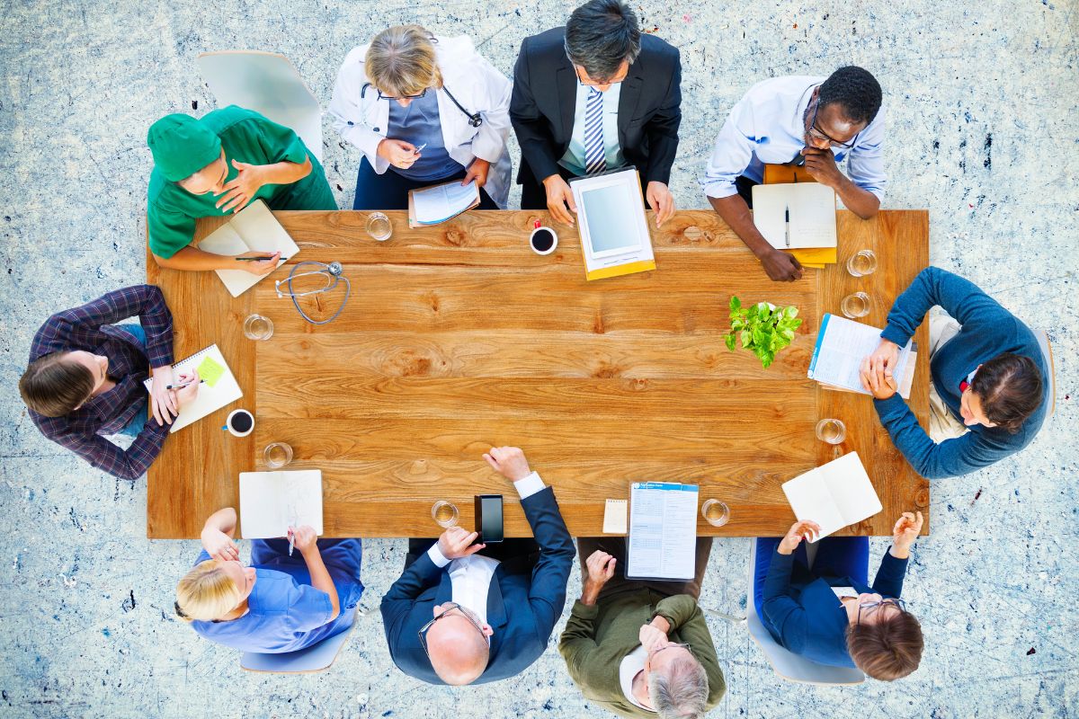 Medical Team Discussion Concept